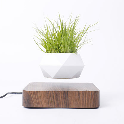 Novelty Levitating Rotation Flowerpot Magnetic Levitation FlowerPot